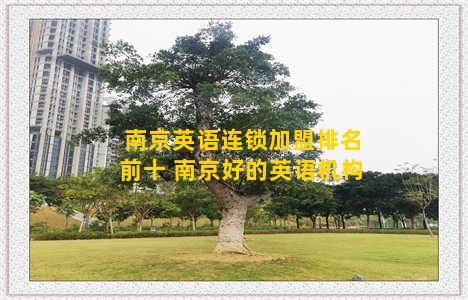 南京英语连锁加盟排名前十 南京好的英语机构